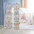 Libeder Mesh Hanging Storage Space Saver Bags Organizer,Foldable Storage Organizer 5 Compartments Toy Storage Basket for Kids Room Bathroom 2 Sets...