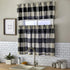 SKL Home Grandin Curtain Valance, 58" x 13", Black/Natural...