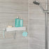 Better Living Clever Flip Shower Shelf, Basket or Shelf, Wall Mounted Shower Caddy Organizer with Removable Hooks, Multi-Purpose, No Drilling Adhe...