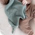 Ryan & Rose Cutie Lovey - Soft 100% Organic Cotton Muslin with Attachable Snap Closure - Loveys for Babies Newborn Baby Lovey Security Blankets fo...
