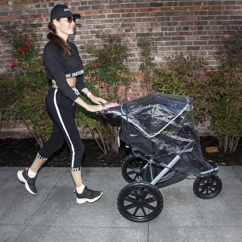 Jeep Jogging Stroller Weather Shield, Baby Rain Cover, Universal Size to fit most Jogging Strollers, Waterproof, Windproof, Ventilation,Protection...
