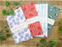 Japanese Traditional Towel Tenugui Small Pattern?Blue-Dragonfly...