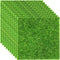 Elcoho 10 Pieces Fake Grass for Crafts Fairy Garden Grass 6 x 6 Inches Artificial Garden Grass for Miniature Ornament Garden Dollhouse DIY Decorat...