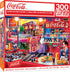 MasterPieces 300 Piece EZ Grip Jigsaw Puzzle - Coca-Cola Soda Fountain - Family-Friendly Fun - 18”x24...
