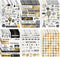 30 Sheets Travel Theme Scrapbook Stickers Gold Foil Vintage Scrapbooking Stickers Adhesive Vinyl Adventure Stickers for DIY Craft Kits Journal Pla...