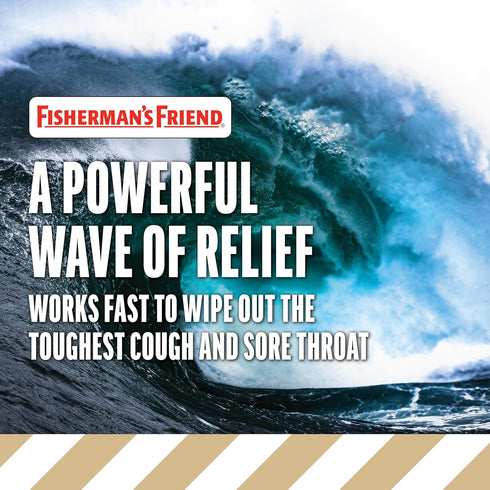 Fisherman's Friend Cough Drops, Cough Suppressant and Sore Throat Lozenges, Sugar Free Honey-Lemon, 5.52mg Menthol, 240 Drops (6 Packs of 40)...