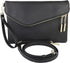 B BRENTANO Fold-Over Envelope Wristlet Clutch Crossbody Bag with Tassel Accents...