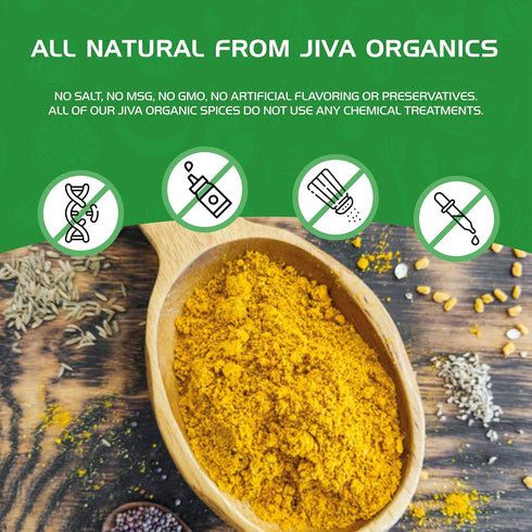 Jiva Organic Kitchari Spice Mix 7 Ounce - Made with Organic Spices & Herbs – Ayurvedic Kitchari Seasoning – For Ayurvedic Cleanses – Non GMO Susta...