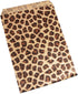 CuteBox Leopard/Cheetah Flat Paper Gift Bags 100 pcs (5" x 7") for Merchandise, Crafts, Party Favors, Tradeshows, Retail, Showcases, Display, Holi...