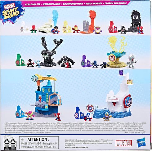 Marvel Stunt Squad Collection Pack, Action Figure Set, Super Hero Toys, Action Figures, Mini Action Figures, Playset, Toys for Kids Ages 4 and Up...