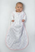 Amazing Baby Cotton Sleeping Sack, Wearable Blanket with 2-way Zipper, Pink Tiny Zebras, Medium (6-12 mo)...