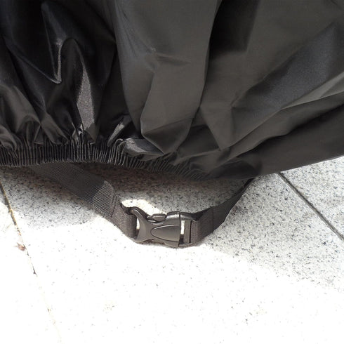 Bike Cover 190T Nylon Waterproof Bicycle Cover for Mountain Bike, Road Bike Outdoor Storage, L (Black)...