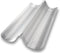 USA Pan Aluminum Nonstick Perforated Italian Loaf Pan, 2-Well...