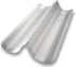 USA Pan Aluminum Nonstick Perforated Italian Loaf Pan, 2-Well...