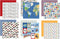 Travel Scrapbook Paper 12x12 - World Map Scrapbook Paper with Plane, Stamp, Luggage Design | Vacation Scrapbook Paper for Scrapbooking, Photo Albu...