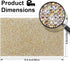 Locacrystal Bling Rhinestone Sticker DIY Car Decoration Stickers Self-Adhesive Hotfix Glitter Crystal Gem Sheet Sticker for Car&Craft Decoration w...