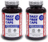 Yerba Prima Daily Fiber Formula - 180 caps (Pack of 2) - Soluble & Insoluble Dietary Fiber Supplement - Colon Cleanse - Gut Health - Vegan, Non-GM...