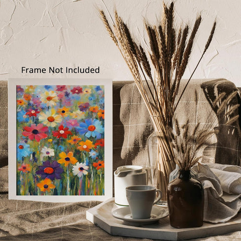 Posterizer 1 pcs-floral- plants design for nature lovers-oil painting style 13-Floral & Botanical Art-Landscape & Nature Art-Decor for Home & Offi...