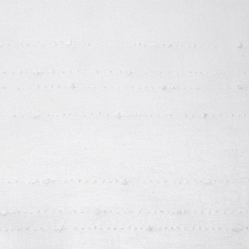 Clean Window Textured Slub Stripe Anti-Dust Allergy/Pet Friendly Sheer Curtain Panel, White, 52" W x 84" L (1 Panel)...