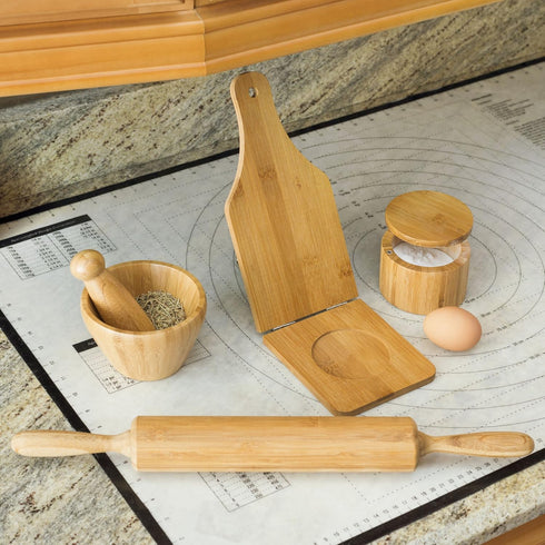 Home Basics Rolling Pin, Bamboo...