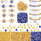 1450 Pcs Evil Eye Beads Set Eye Rhinestone Beads Kits Includes 200 Evil Eye Beads 20 Hand Evil Eye Charms 180 Rondelle Spacer Beads 800 4 mm and 2...