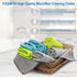 FIXSMITH Microfiber Cleaning Cloth - Pack of 8, Size: 12 x 16 in, Multi-Functional Cleaning Towels, Highly Absorbent Cleaning Rags, Lint-Free, Str...