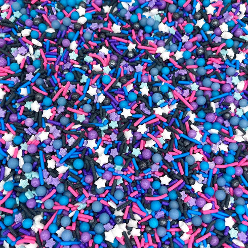 Galaxy Sprinkles | 8 Ounces | Star Sprinkles | Jimmies | Manvscakes...