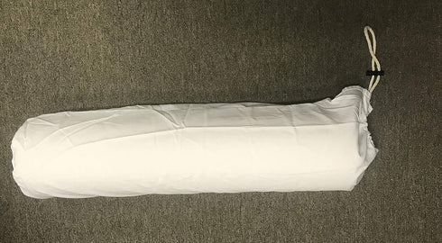 Therapist’s Choice Waterproof Cylinder Pillow Case Cover for Massage Table Bolsters with Drawstring Closure, Size: 6" x 27" Reusable & Machine Was...