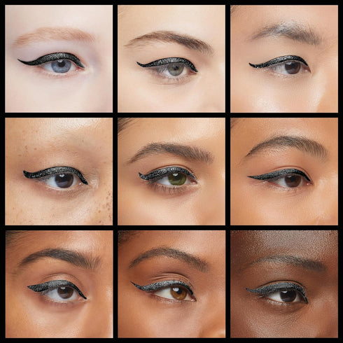 Vegan Gluten & Allergen Free Liquid Eyeliner Pencil | Long Lasting Waterproof Eyeliner with Precision Tip | 2ml | Shimmer Black By Dr. Liia...