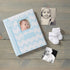 Lil' Peach First 5 Years Chevron Baby Memory Book, Newborn Milestone Keepsake Journal Scrapbook, Gift For New And Expecting Parents, 46 Fill In Pa...