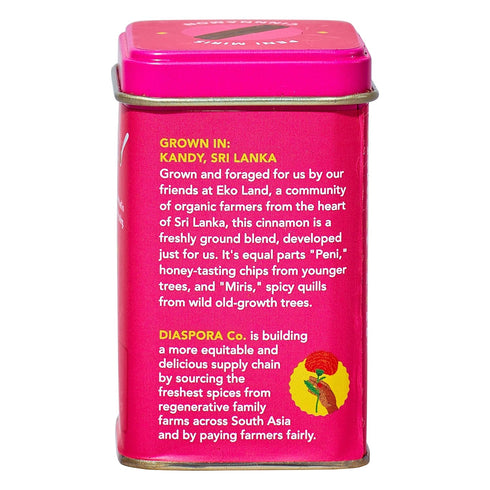 Diaspora Co. Peni Miris Cinnamon | Single-Origin True Cinnamon (Verum) Powder | 43g Tin...