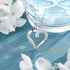 Billie Bijoux Silver Love Heart Necklace 925 Sterling Silver Platinum Plated Round CZ Woman's Jewelry Gifts for Women...