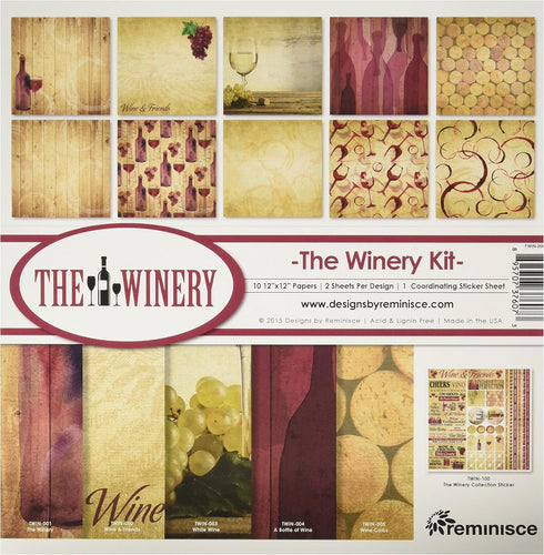Reminisce The Winery Collection Kit Multicolor, 12" by 12"...