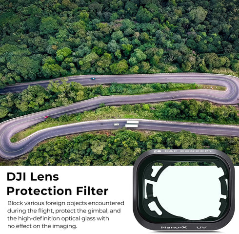 K&F Concept Mini 3/Mini 3 Pro MCUV Protection Filter, 28 Multi-Coated UV filter Compatible with DJI Mini 3/Mini 3 Pro...