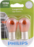 Philips Automotive Lighting 1157NALLB2 LongerLife Miniature Bulb, 2 Pack...