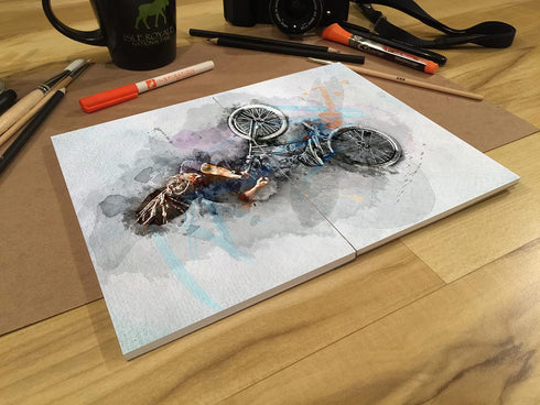 LAY FLAT SKETCHBOOK by Design Ideation. Removable sheet, journal style sketchbook. Hand made in The USA. (8.5" x 11")...