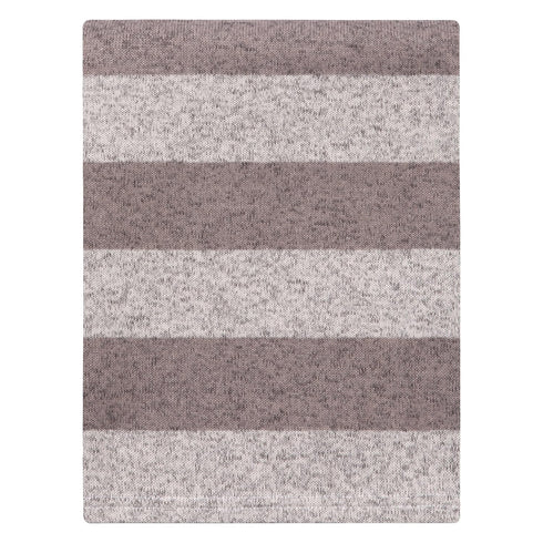 Trend Lab Soft Receiving Deluxe Sweatshirt Knit Baby Blanket, Rugby Stripe...