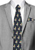 Jacob Alexander Men's Happy Saint Patrick's Day Leprechaun Holding Drinks Pattern Pocket Square...
