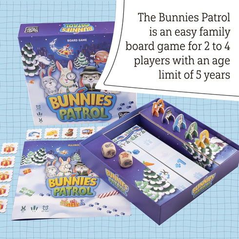 The Bunnies Patrol | Family Board Game | Board Game for Adults and Family | Adventure Board Game | Ages 5+ | for 2 to 4 Players | Average Playtime...