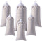Shihanee 6 Pieces Wild Bird Finch Sock Feeder Bird Seed Sock Bird Feeder Net Thistle Seed Socks Bird Food Finch Sock for Wildlife(White)...