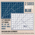 U.S. Art Supply 9" x 12" White/Blue Professional Self Healing 5-6 Layer Double Sided Durable Non-Slip Cutting Mat Great for Scrapbooking, Quilting...