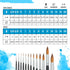Princeton Aqua Elite, Series 4850, Synthetic Kolinsky Watercolor Paint Brush,Round, Size 16...