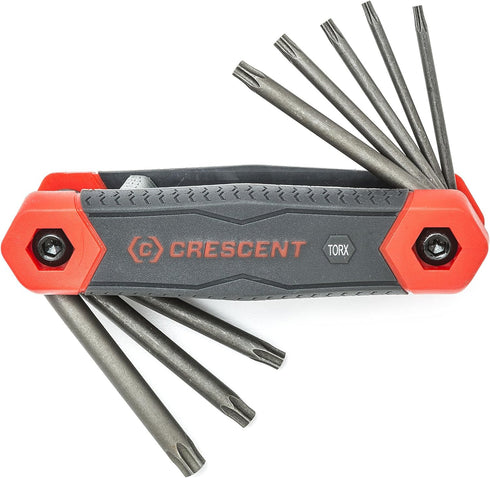 Crescent 8 Piece Folding Torx® Dual Material Key Set - CHKFT8...