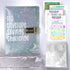 100 Envelopes Money Savings Challenge, A5 Budget Binder with Cash Envelopes and Combination Lock, Sparkling Leather Book to Save $5,050, Secure Bi...