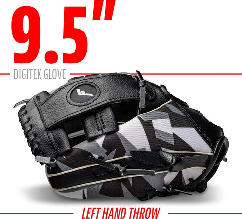 Franklin Sports Kids Baseball + Tball Glove - RTP Youth Baseball Glove - Boys + Girls Teeball, Youth Baseball Glove...
