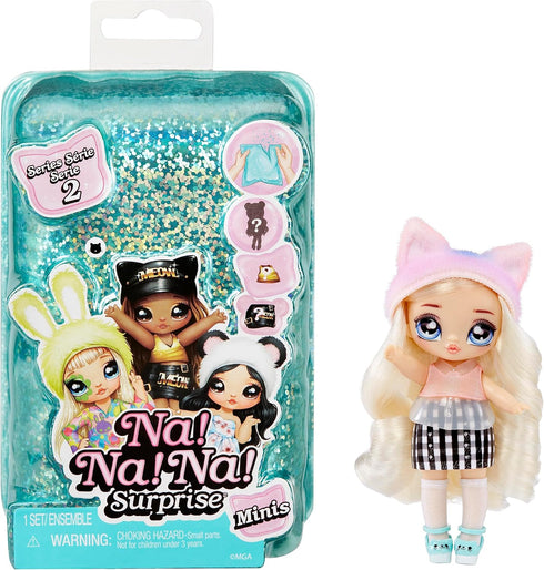Na! Na! Na! Surprise Minis Series 2-4" Fashion Doll - Mystery Packaging with Confetti Surprise, Includes Doll, Outfit, Shoes, Poseable, Great Toy ...