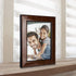 Malden International Designs Burl Wood Walnut Wooden Picture Frame with Black Border, 5x7, Walnut...