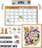 Carson Dellosa 134 pc Grow Together Calendar Bulletin Board Set, Wall Calendar, Monthly Calendar Headers & Cover Ups, Leaf & Flower Decor, Motivat...