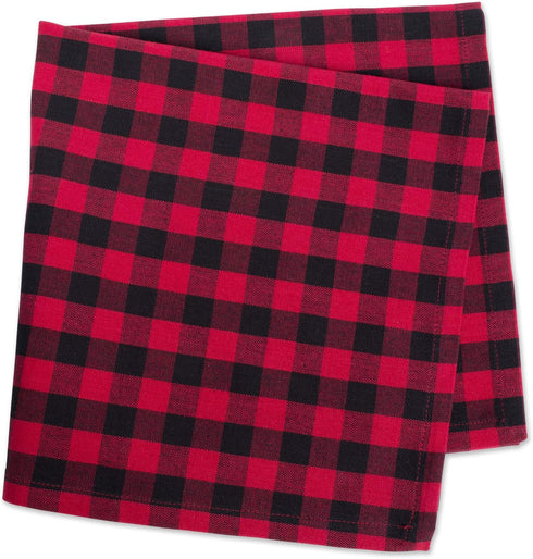 DII Cotton Napkin Set Machine Washable Everyday Basic, Napkin Set, 20x20, Little Buffalo 6 Piece...