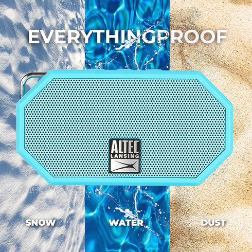 Altec Lansing Mini H2O - Waterproof Bluetooth Speaker, IP67 Certified & Floats in Water, Compact & Portable Speaker for Hiking, Camping, Pool, and...